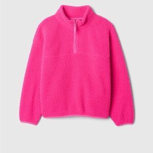 NWT SOLD OUT Gap Sherpa Half-Zip Pullover